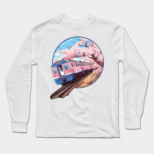 Sakura Train Long Sleeve T-Shirt